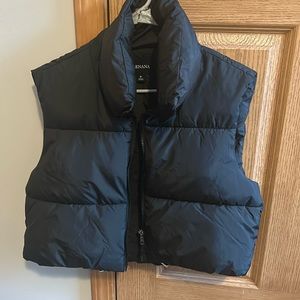 Zenana puffer short sleeve vest ladies